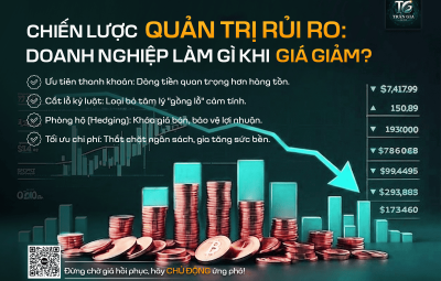 CHIẾN LƯỢC QUẢN TRỊ RỦI RO: DOANH NGHIỆP CẦN LÀM GÌ KHI GIÁ GIẢM 